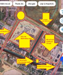 Đất mặt tiền 183m2.gần siêu thị AEON mall Huế